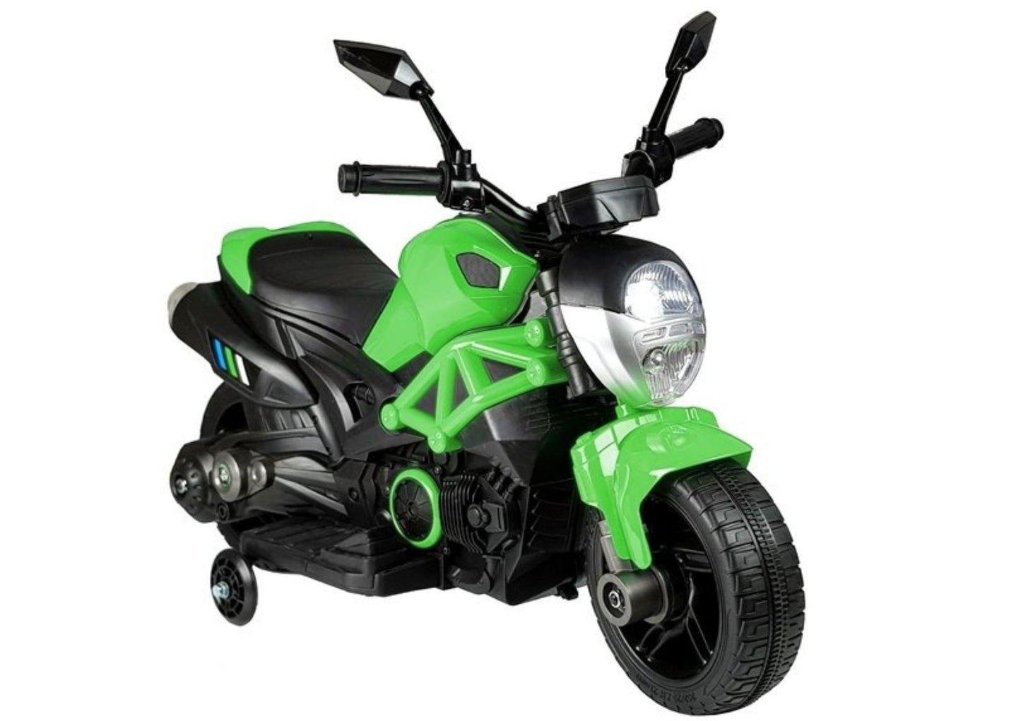 Electric Ride On Motorbike GTM1188 Green - attēls 8