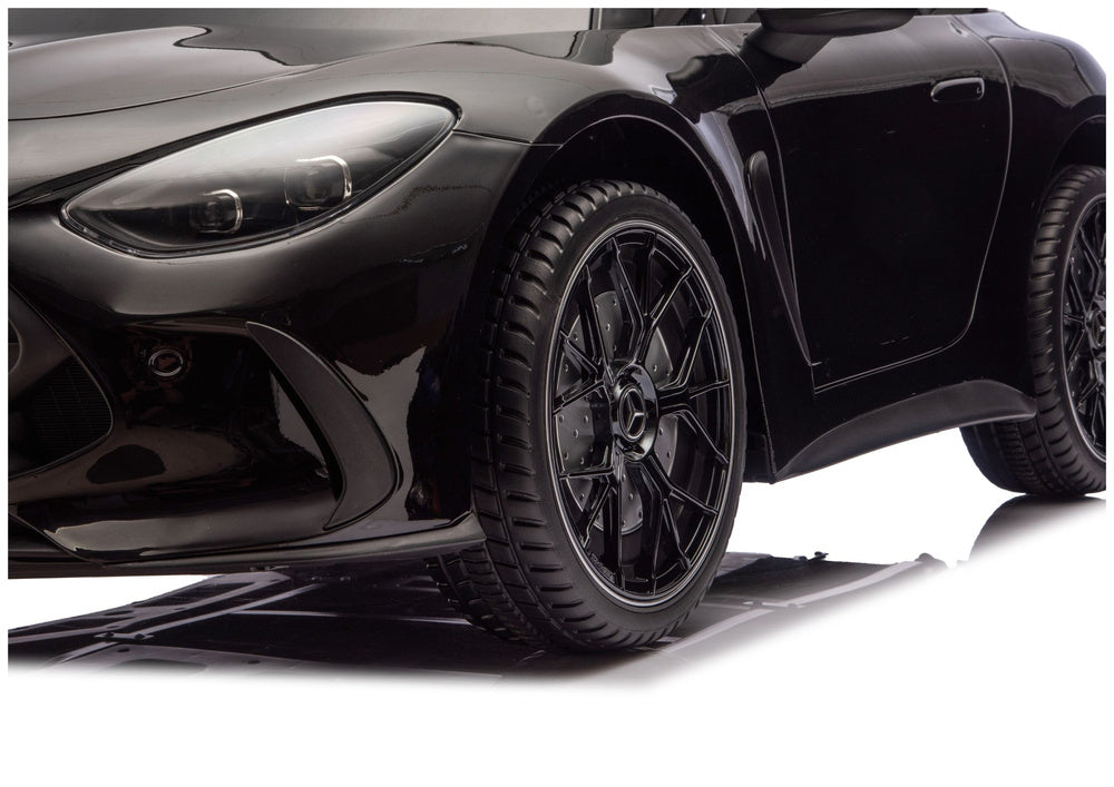 Mercedes GT63 AMG DK-GT63 24V LCD Battery-Operated Car with Silent Engine Black - attēls 8
