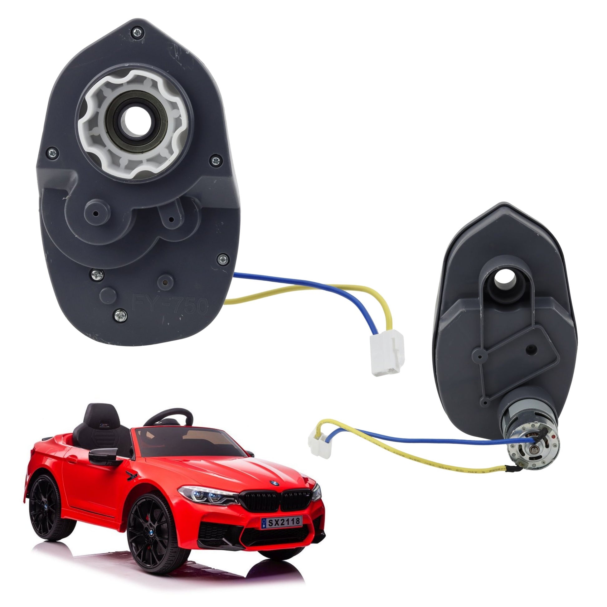 24V Engine Gearbox for BMW M5 DRIFT Electric Ride On Vehicle - attēls 4