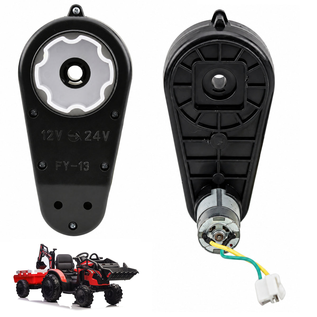 24V Gearbox Motor RPM-12000 for SX2068 Battery-Powered Vehicle - image 5