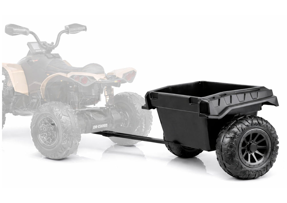5988-B Universal Trailer for Battery-Powered Vehicles Black - attēls 3