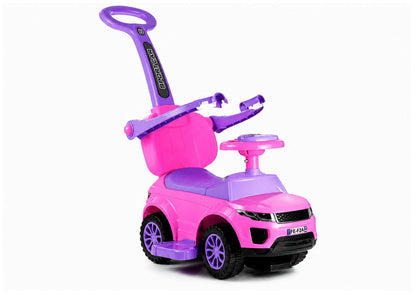 614W Toddlers Ride On Push Along with Parent Handle - Pink - image 5