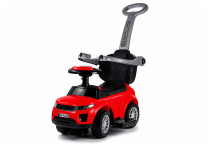 614W Toddlers Ride On Push Along with Parent Handle - Red - attēls 5