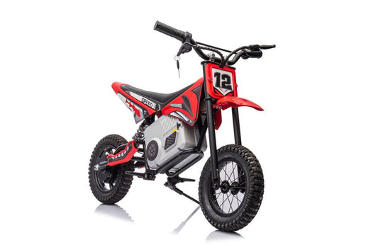 A9901 Red Battery-powered Motocross Bike - attēls 1