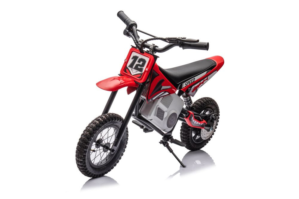 A9901 Red Battery-powered Motocross Bike - attēls 2