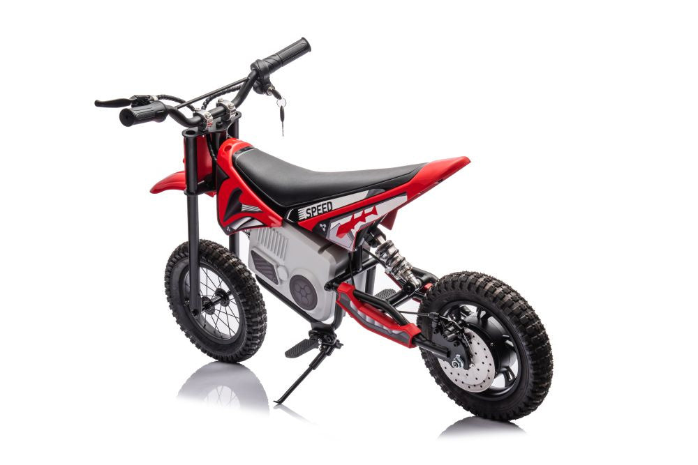 A9901 Red Battery-powered Motocross Bike - attēls 3