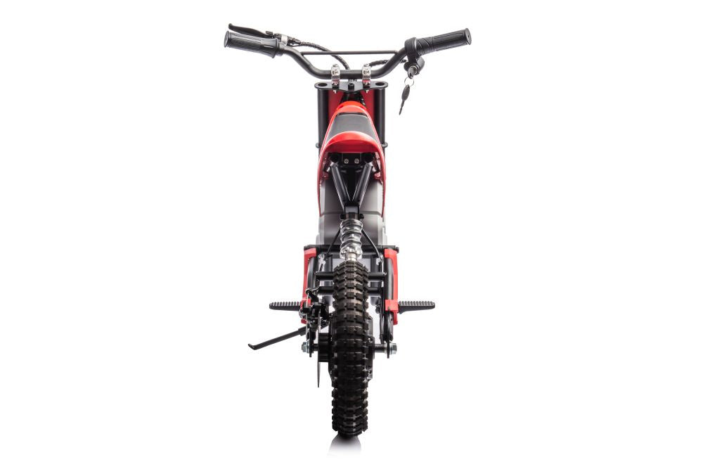 A9901 Red Battery-powered Motocross Bike - attēls 4
