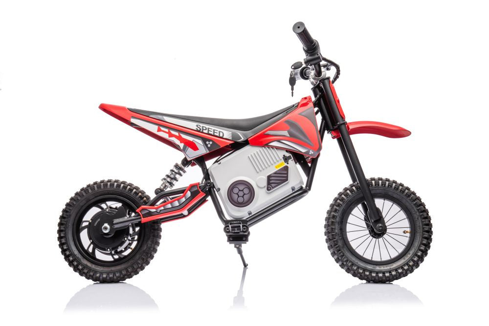A9901 Red Battery-powered Motocross Bike - attēls 5