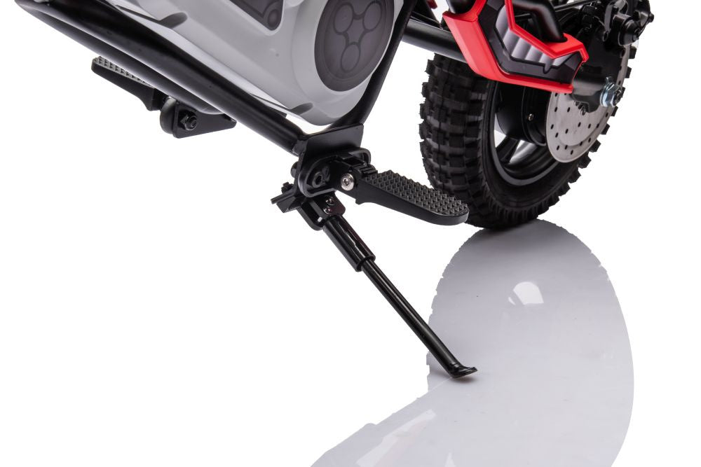 A9901 Red Battery-powered Motocross Bike - attēls 6