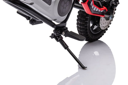 A9901 Red Battery-powered Motocross Bike - attēls 6
