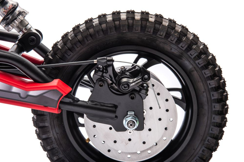 A9901 Red Battery-powered Motocross Bike - attēls 8