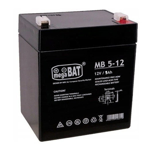 AGM Gel Battery For A Car For A 12V 5Ah Battery - attēls 1