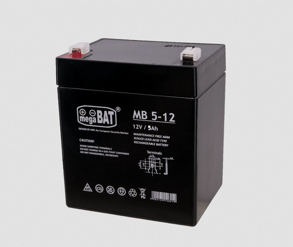 AGM Gel Battery For A Car For A 12V 5Ah Battery - attēls 5