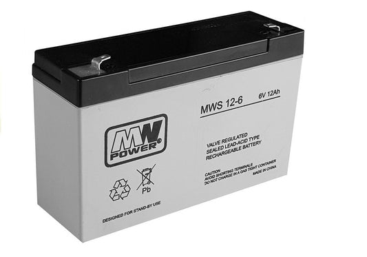 AGM Gel Battery For A Car For A 6V12Ah Battery - attēls 1