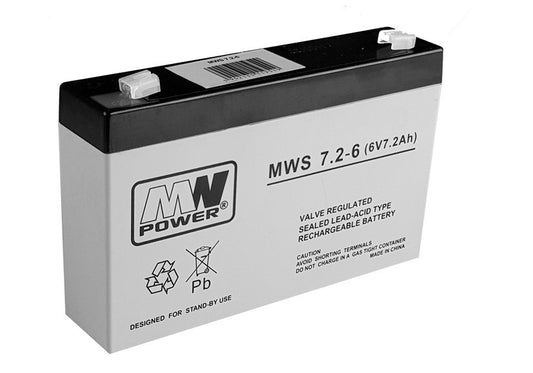 AGM Gel Battery For A Car For A 6V7.2Ah Battery - attēls 1