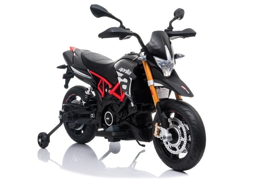 Aprilia A007 Electric Ride On Motorbike Black - attēls 1