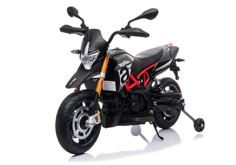 Aprilia A007 Electric Ride On Motorbike Black - attēls 3