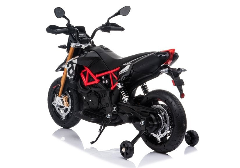 Aprilia A007 Electric Ride On Motorbike Black - attēls 4