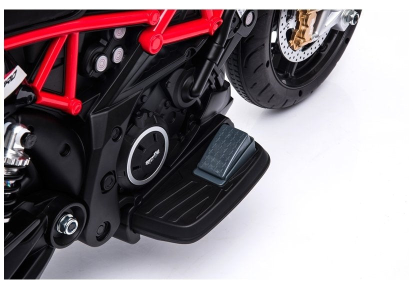 Aprilia A007 Electric Ride On Motorbike Black - attēls 7