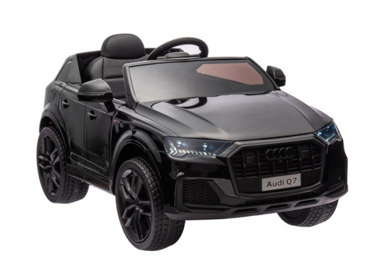 Audi Q7 Black Painted Battery Car - attēls 1