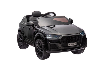Audi Q7 Black Painted Battery Car - attēls 2