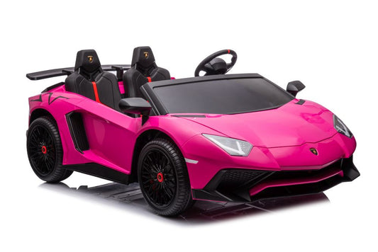 Auto Battery Lamborghini XXL A8803 Pink 24V - attēls 1