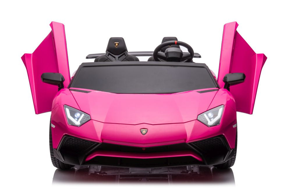 Auto Battery Lamborghini XXL A8803 Pink 24V - attēls 4