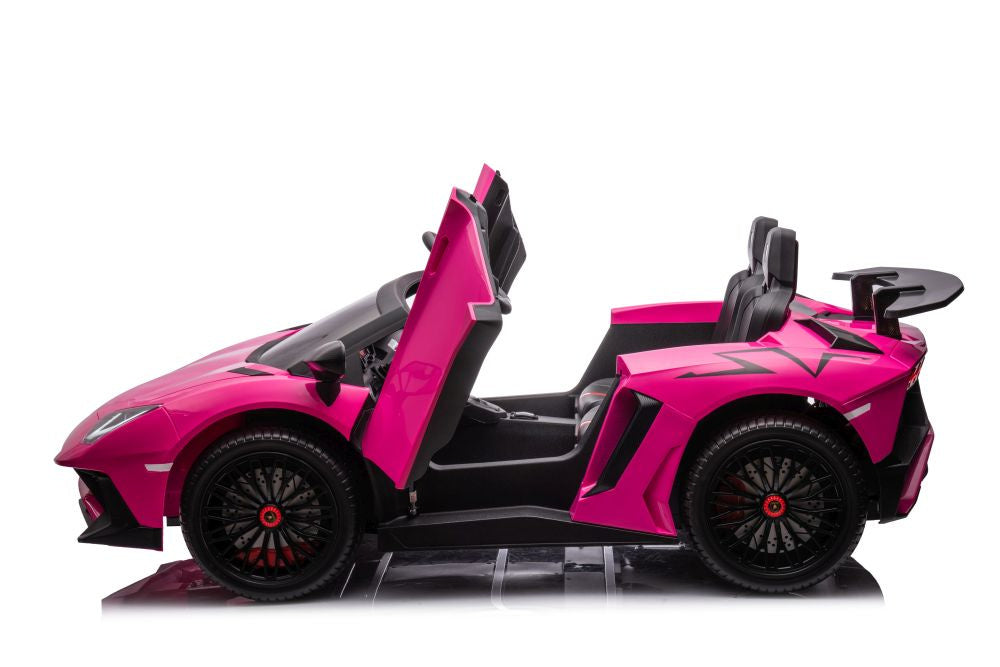Auto Battery Lamborghini XXL A8803 Pink 24V - attēls 6