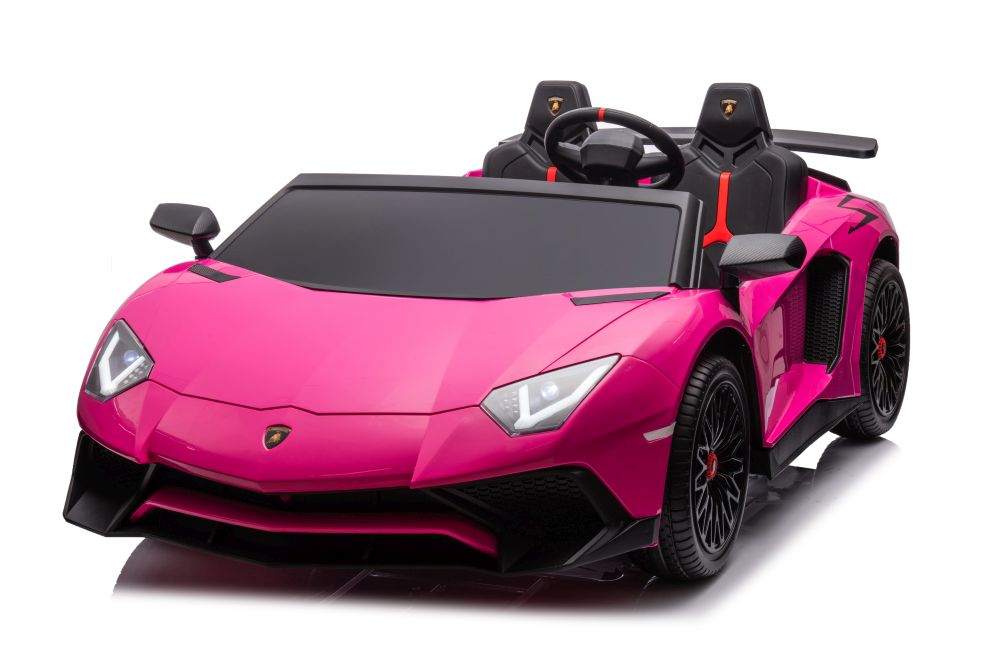 Auto Battery Lamborghini XXL A8803 Pink 24V - attēls 8