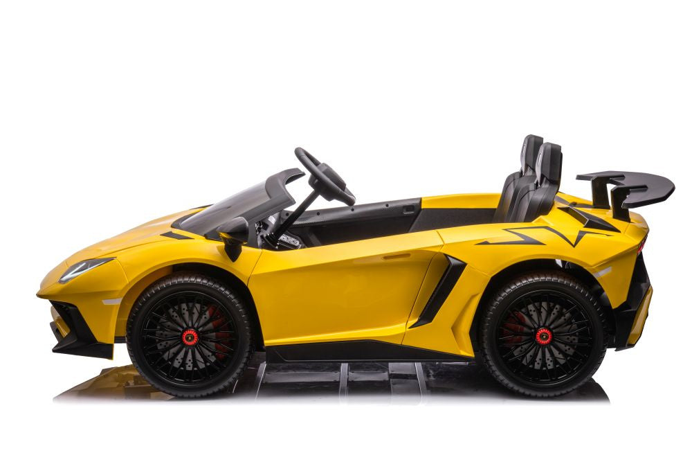 Auto Battery Lamborghini XXL A8803 Yellow 24V - attēls 4