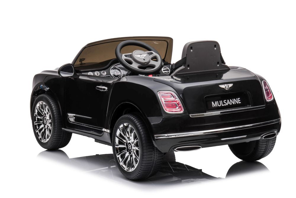 Battery Car Bentley Mulsanne Black Painted - image 5