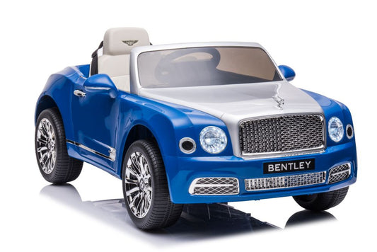 Battery Car Bentley Mulsanne Blue - attēls 1