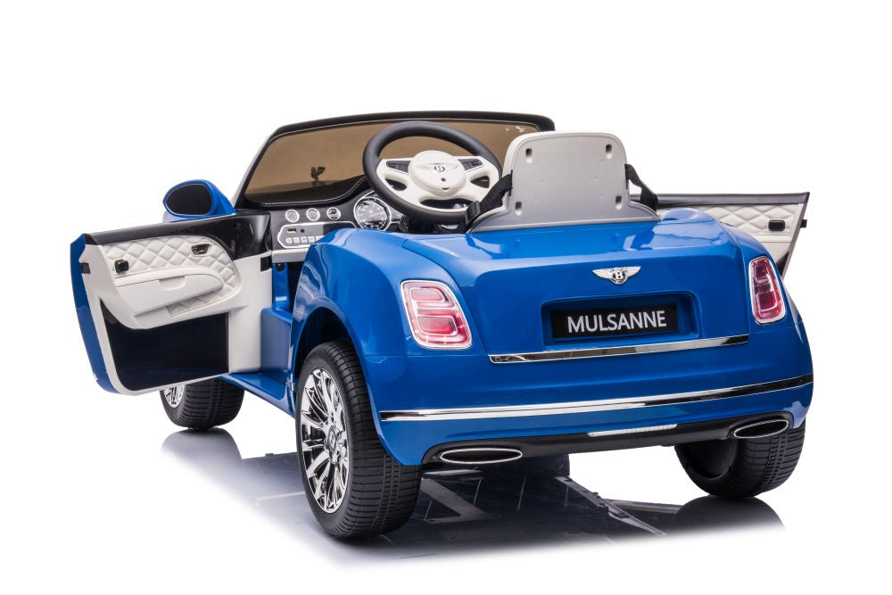 Battery Car Bentley Mulsanne Blue Painted - image 2
