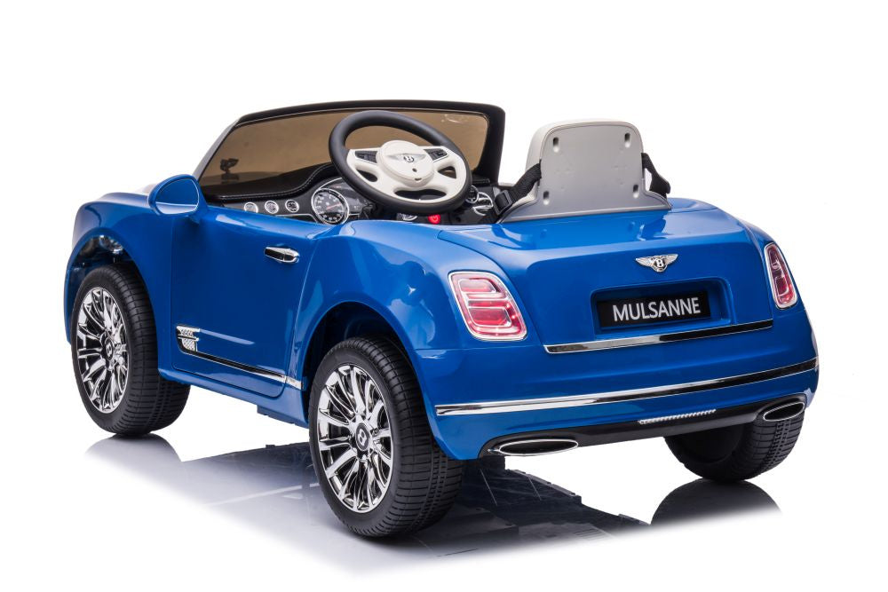 Battery Car Bentley Mulsanne Blue Painted - image 4