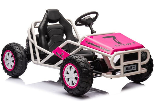 Battery Car Buggy A8812 Pink 24V - attēls 1