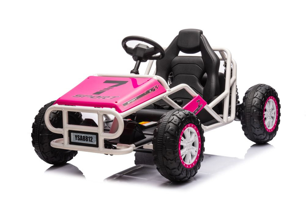 Battery Car Buggy A8812 Pink 24V - attēls 3