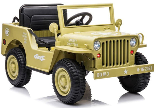 Battery Car JH-103 Khaki 4x4 - attēls 1