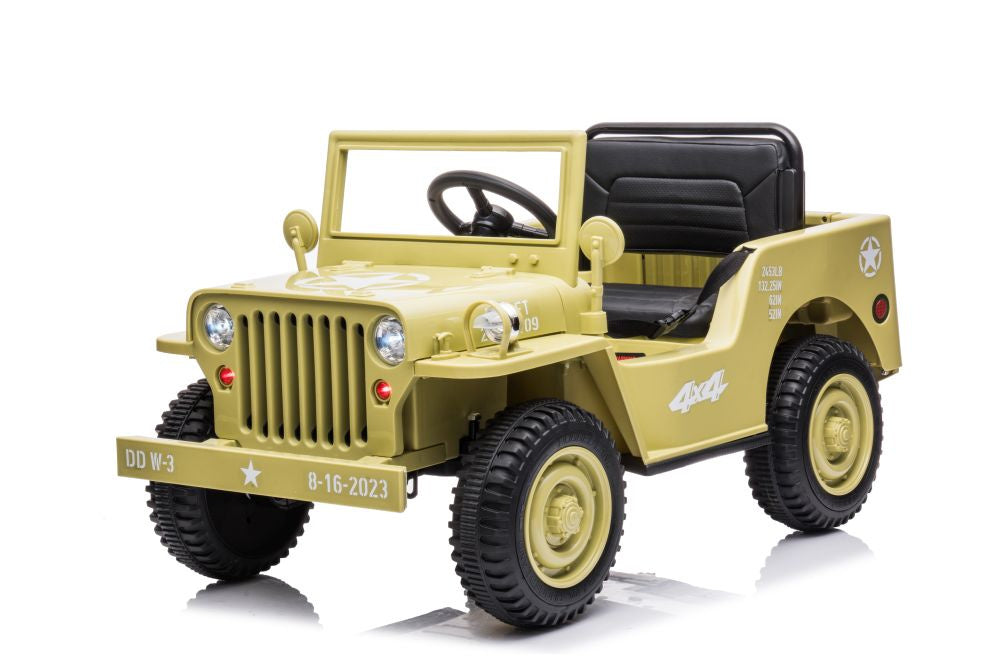 Battery Car JH-103 Khaki 4x4 - attēls 4