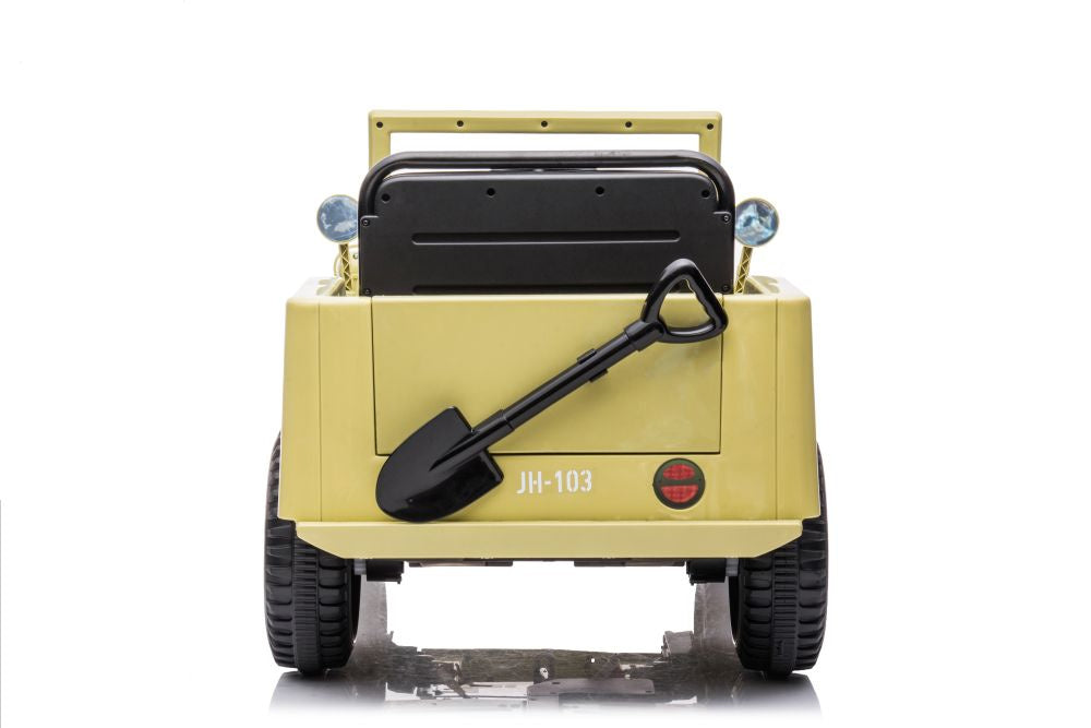Battery Car JH-103 Khaki 4x4 - attēls 7