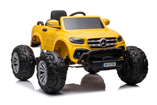 Battery Car Mercedes DK-MT950 4x4 Gold-Yellow Lacquered - attēls 1