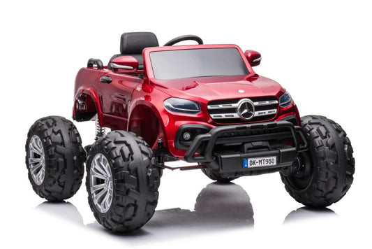 Battery Car Mercedes DK-MT950 4x4 Red Lacquered - attēls 1