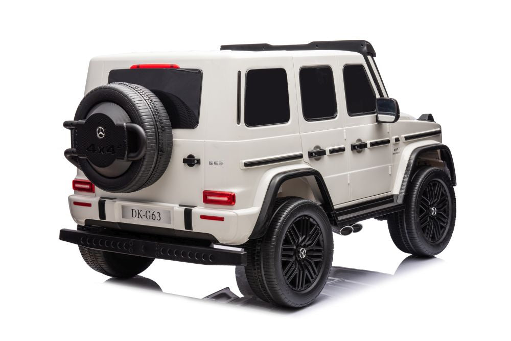 Battery Car Mercedes G63 XXL White 4x4 - attēls 5
