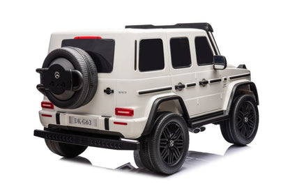 Battery Car Mercedes G63 XXL White 4x4 - attēls 5
