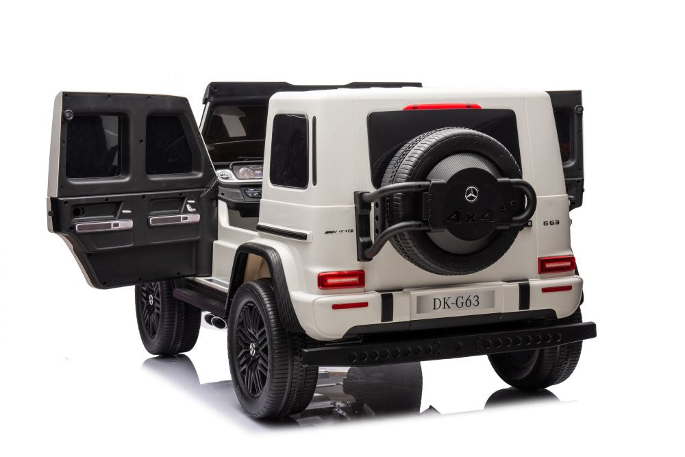 Battery Car Mercedes G63 XXL White 4x4 - attēls 6