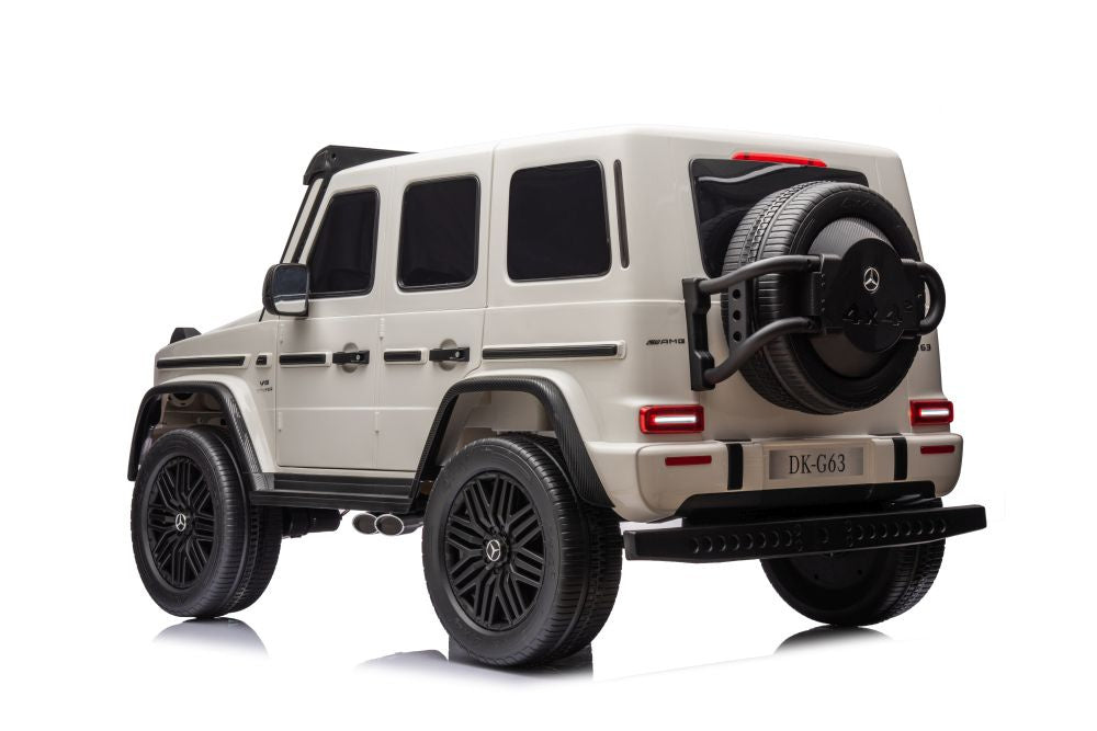 Battery Car Mercedes G63 XXL White 4x4 - attēls 7