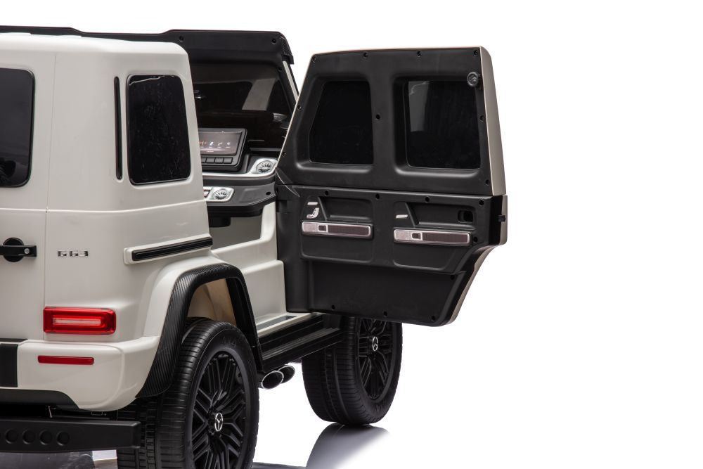 Battery Car Mercedes G63 XXL White 4x4 - attēls 8