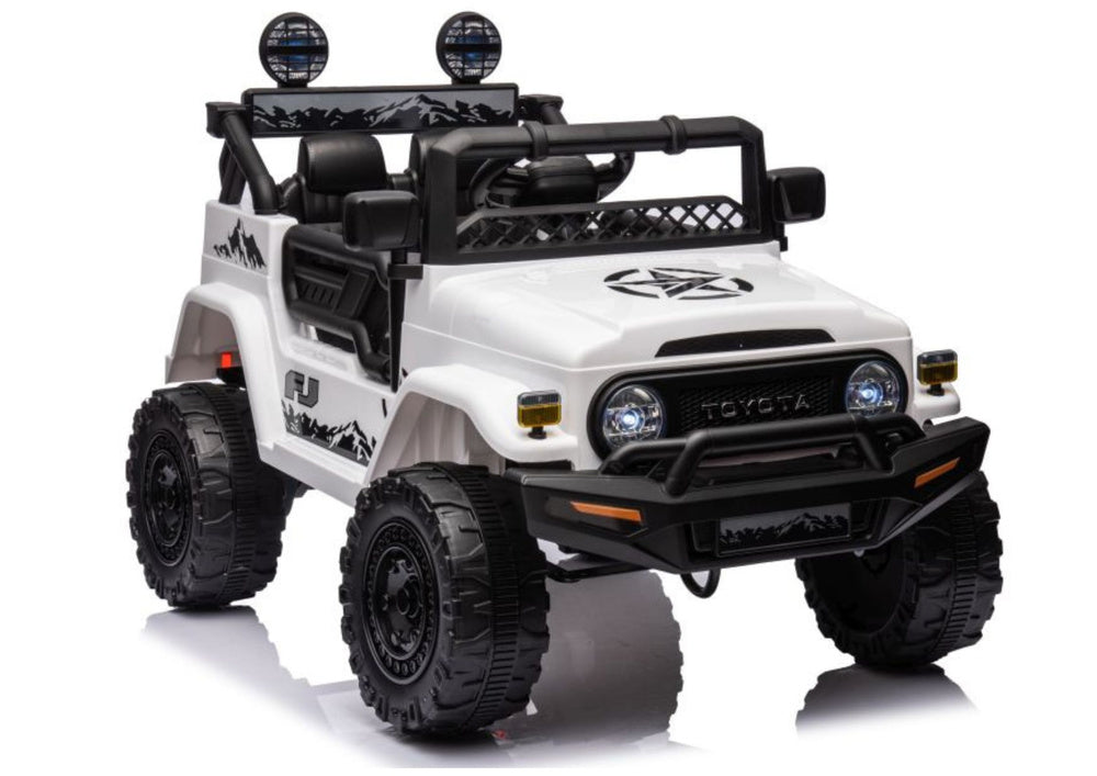 Battery Car Toyota FJ White 4x4 - attēls 1