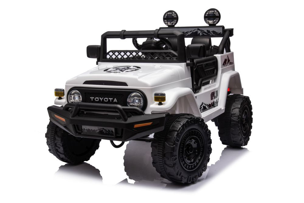 Battery Car Toyota FJ White 4x4 - attēls 6