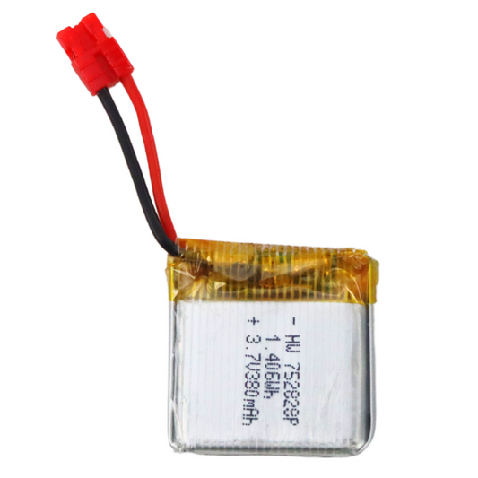 Battery for Remote-Controlled RC Toys 3.7V 380mAh - 1.406Wh - attēls 1
