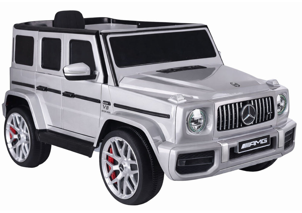 Battery Operated Car S306-1 Silver Mercedes G63 - attēls 1